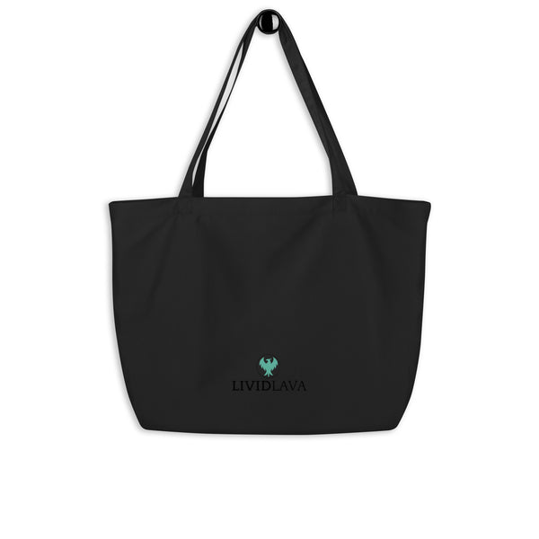 Large organic Hot Mess Club tote bag