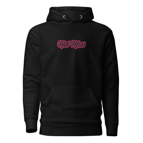 HOT MESS Hoodie in pink