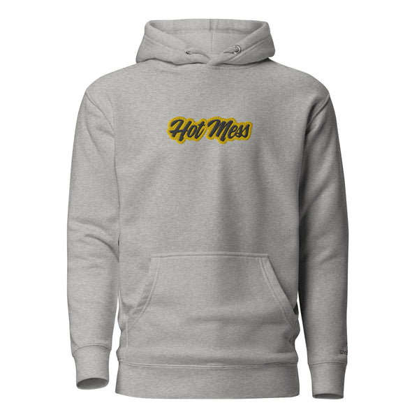 HOT MESS Hoodie in yellow