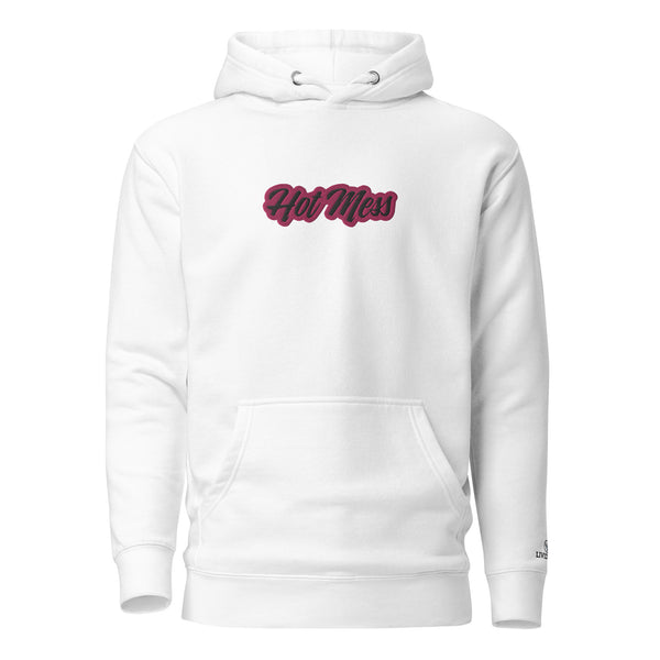 HOT MESS Hoodie in pink